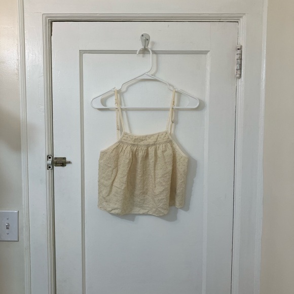 Christy Dawn Embossed Ivory Iris Top XS - Picture 6 of 13